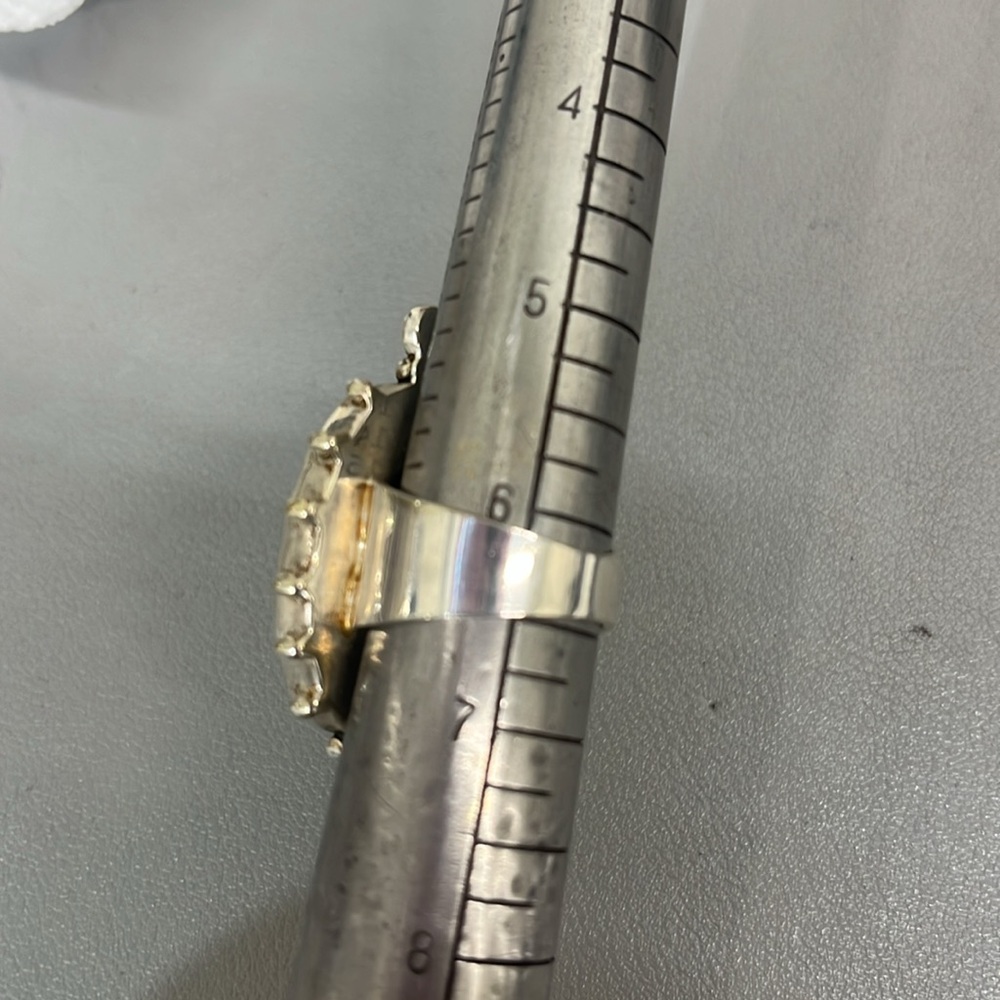 Sterling Silver Jasper Stone Ring - image 4